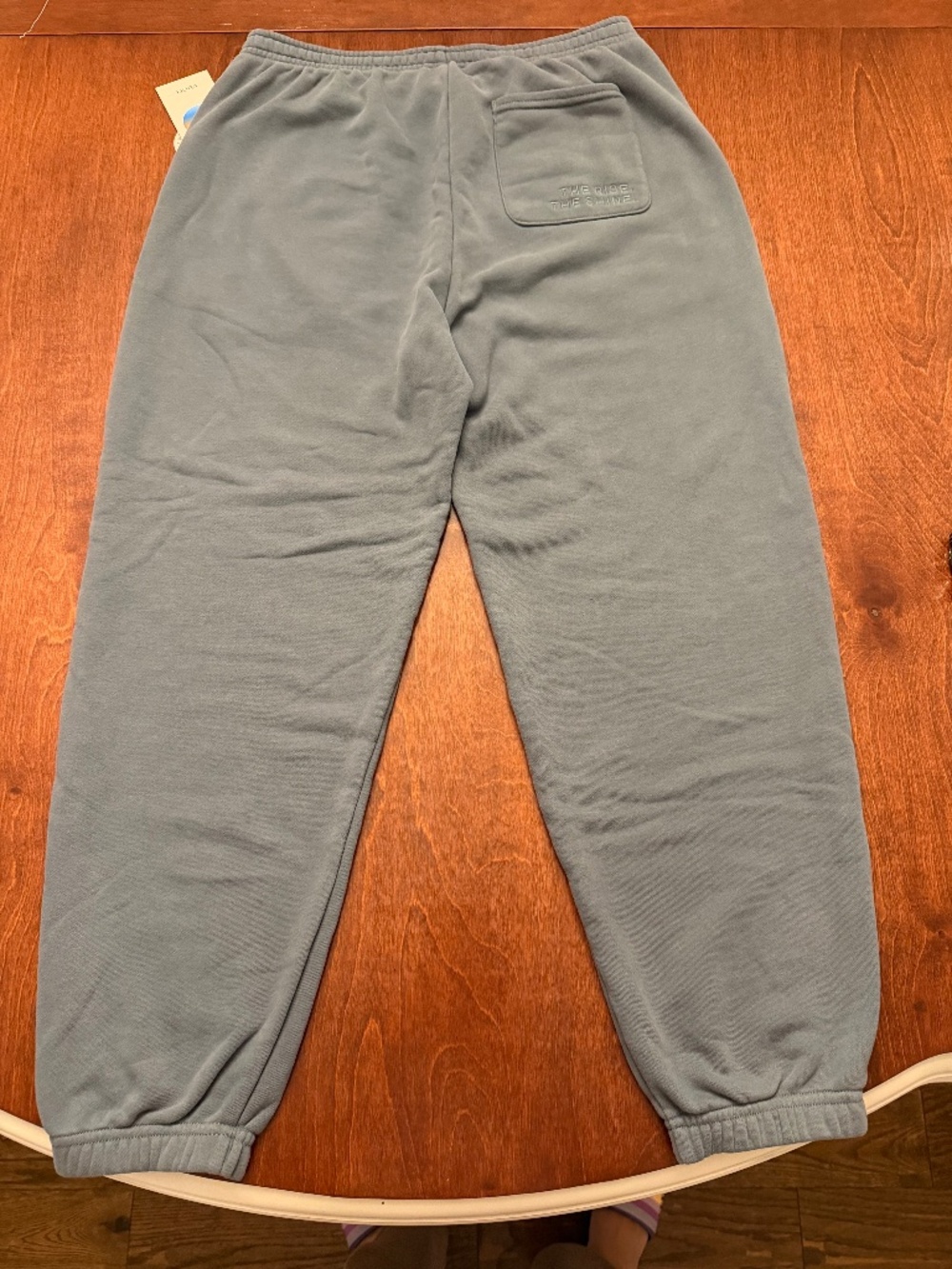 Vuori Sedona Logo Jogger Medium Smoke Blue French Terry Fleece Pant